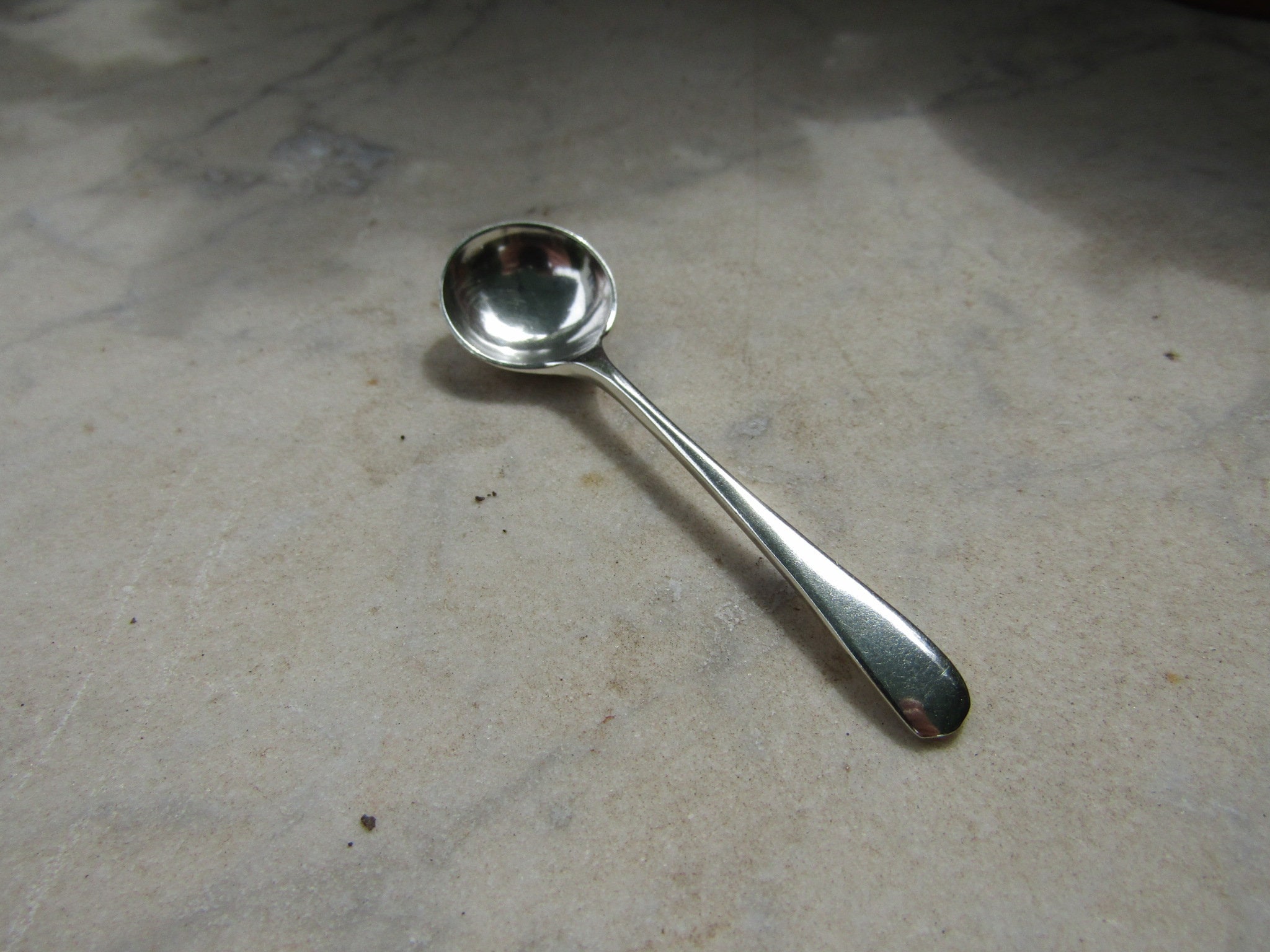 ソルトスプーン スターリングシルバー イングリッシュシルバー 1956年