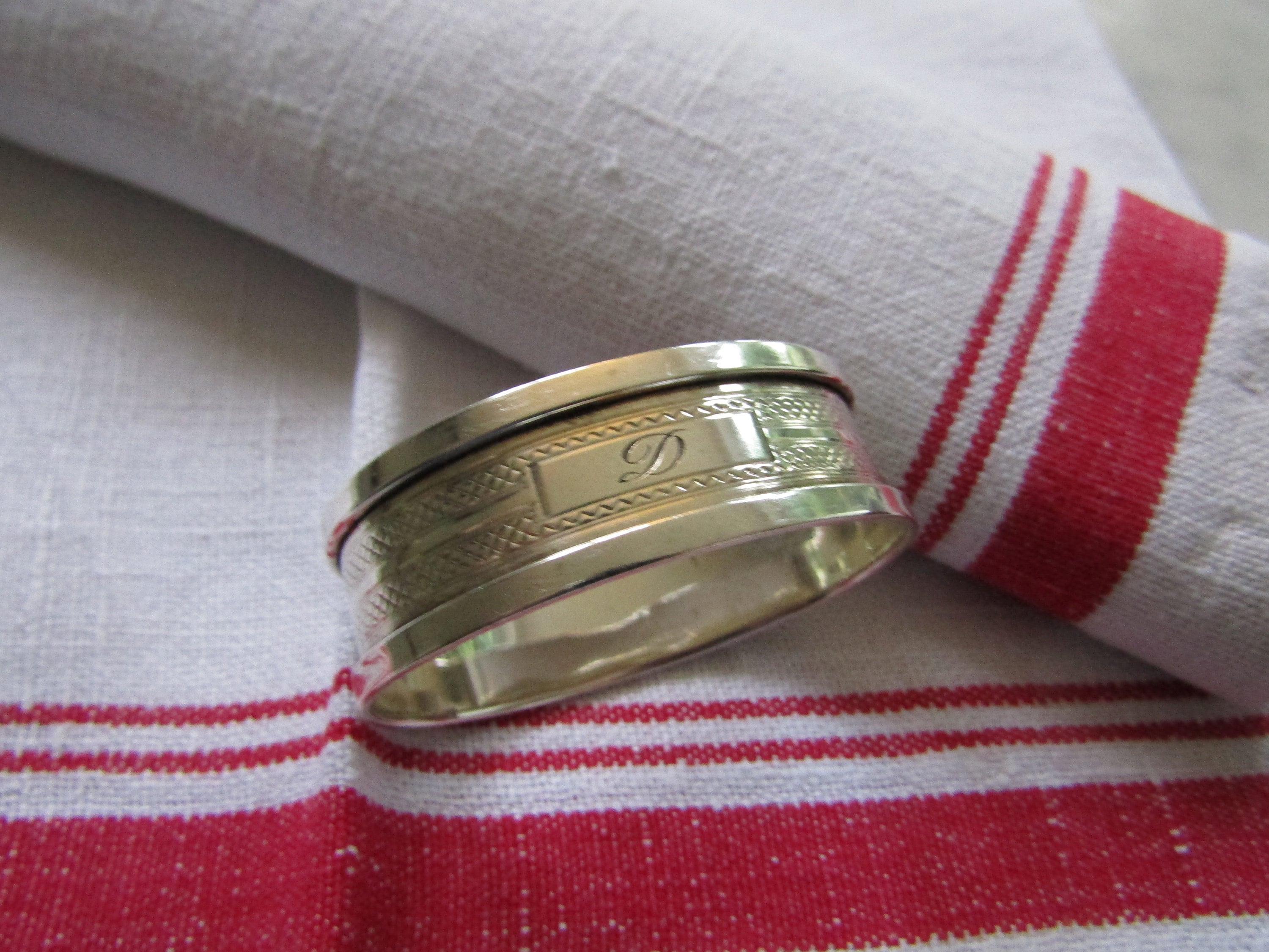 イギリス　純銀製　スターリングシルバー925 ナプキンリング　セット イギリス 純銀製 スターリングシルバー925 ナプキンリング