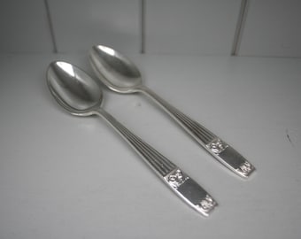 Tablespoons Pair Silver Plated Westminster Pattern Elkington  (103554E)