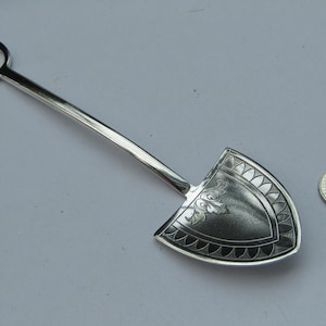 Cuillère plaquée argent - Cuillère / Pelle victorienne (H2HE)