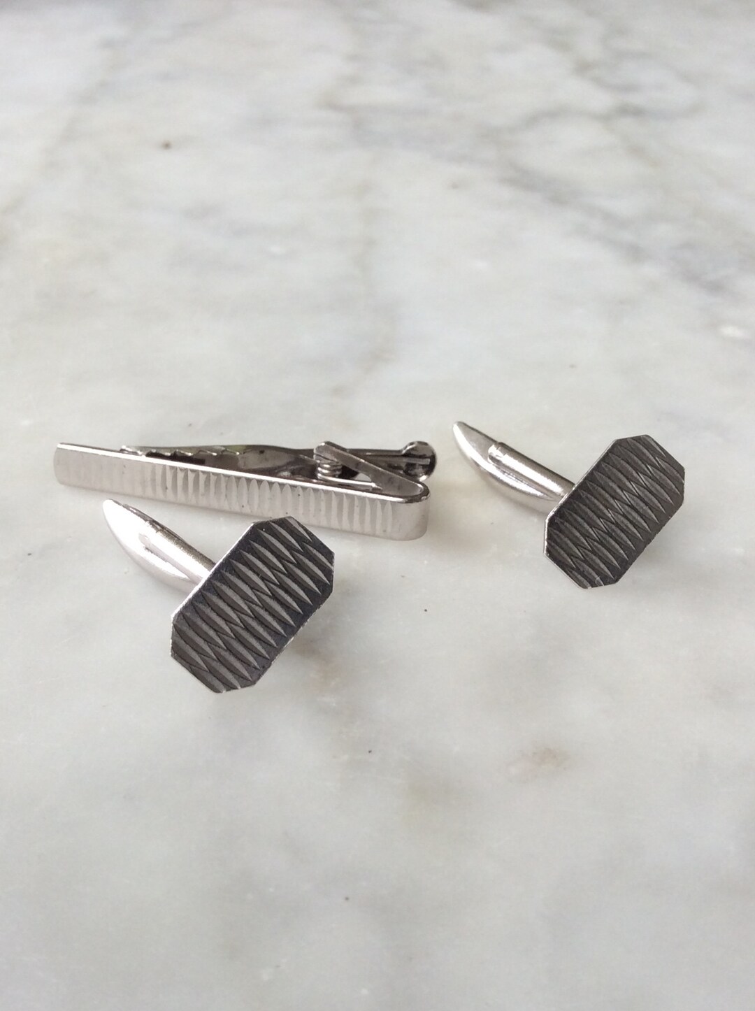 Fermacravatta Con Teschio In Argento 925 Sterling - Accessorio Punk Uomo Con Scatola Regalo E Panno Per Lucidatura