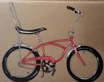 Painted 70's Stingray Bicycle Moleskin Journal
