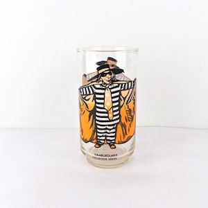 McDonalds 1977 Hamburglar Collector Series Drinking Glass, Collectible Glasses, 70s