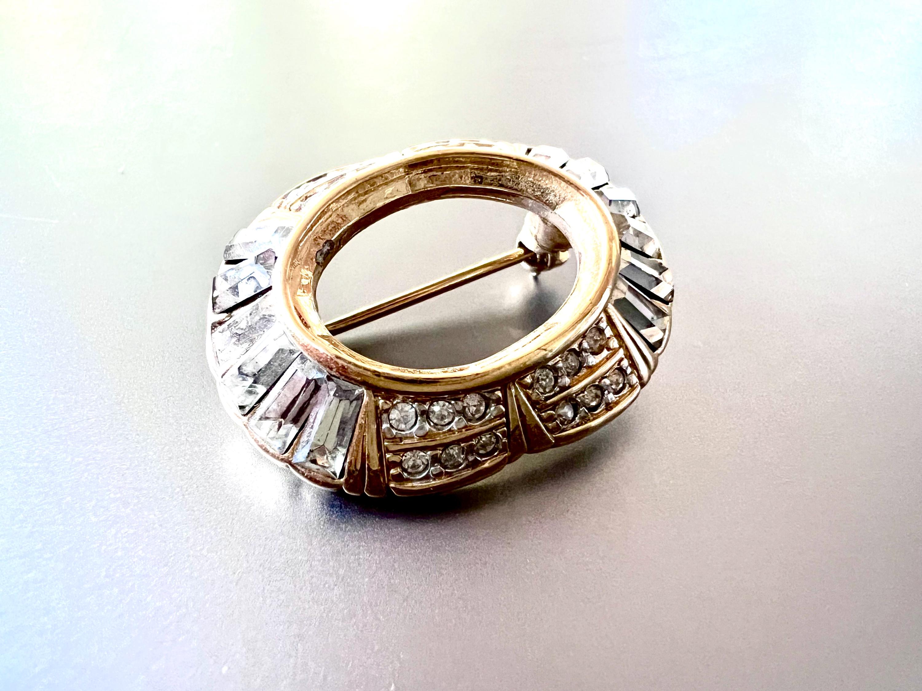 超希少！NINA RICCIグリポア　ドアノッカー　ヴィンテージブローチB167 超希少！NINA RICCIグリポア ドアノッカー ヴィンテージブローチB167