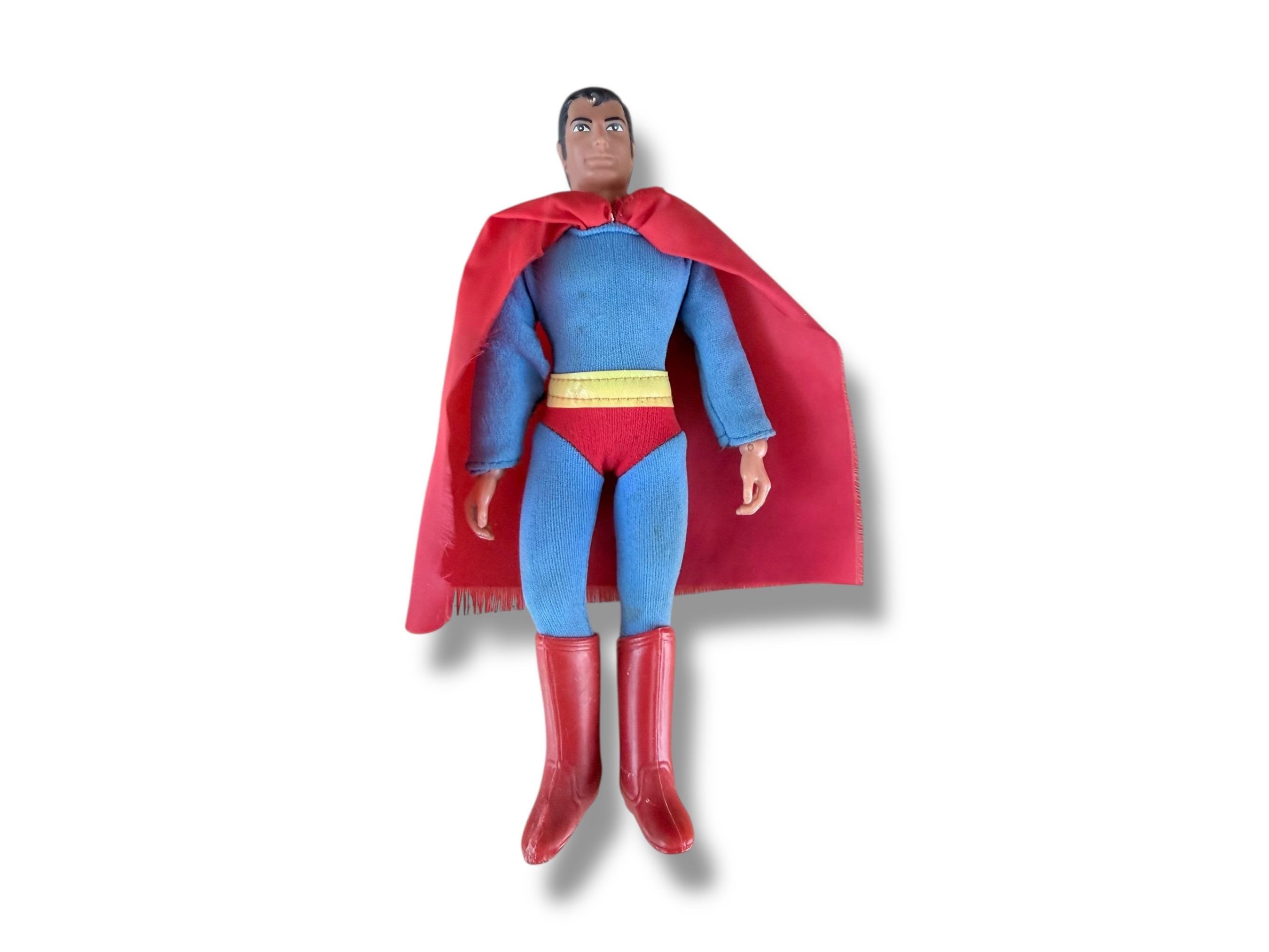 スーパーマン メゴ社　12.5インチフィギュア　ビンテージ 1974年製ヴィンテージ Mego スーパーマン 8インチ アクション
