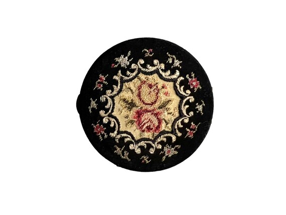 Petit Point Compact Signed Golden Seal Germany 19… - image 2