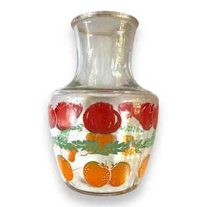 1970s Orange Juice Decanter, OJ Decanter, Orange Juice Pitcher, Orange Juice Carafe, 1 1/2 Quart, Anchor Hocking