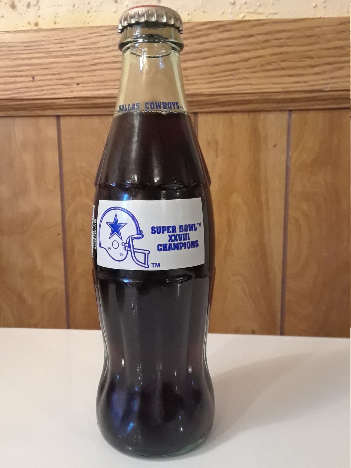 Vintage Super Bowl XVIII Comemmorative Coke Bottle | Etsy