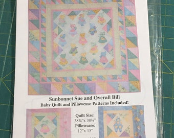 Pattern • Gifts for Her • SunBonnet Sue • Doll Appliqué Pattern • Never Used • Arts and Crafts