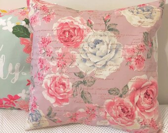 Pillow Cover // Handmade Pillow // Envelope Pillow // Gifts for Her / Shabby Chic // Handmade // Hand Crafted / Sofa Pillow // Home Decor /