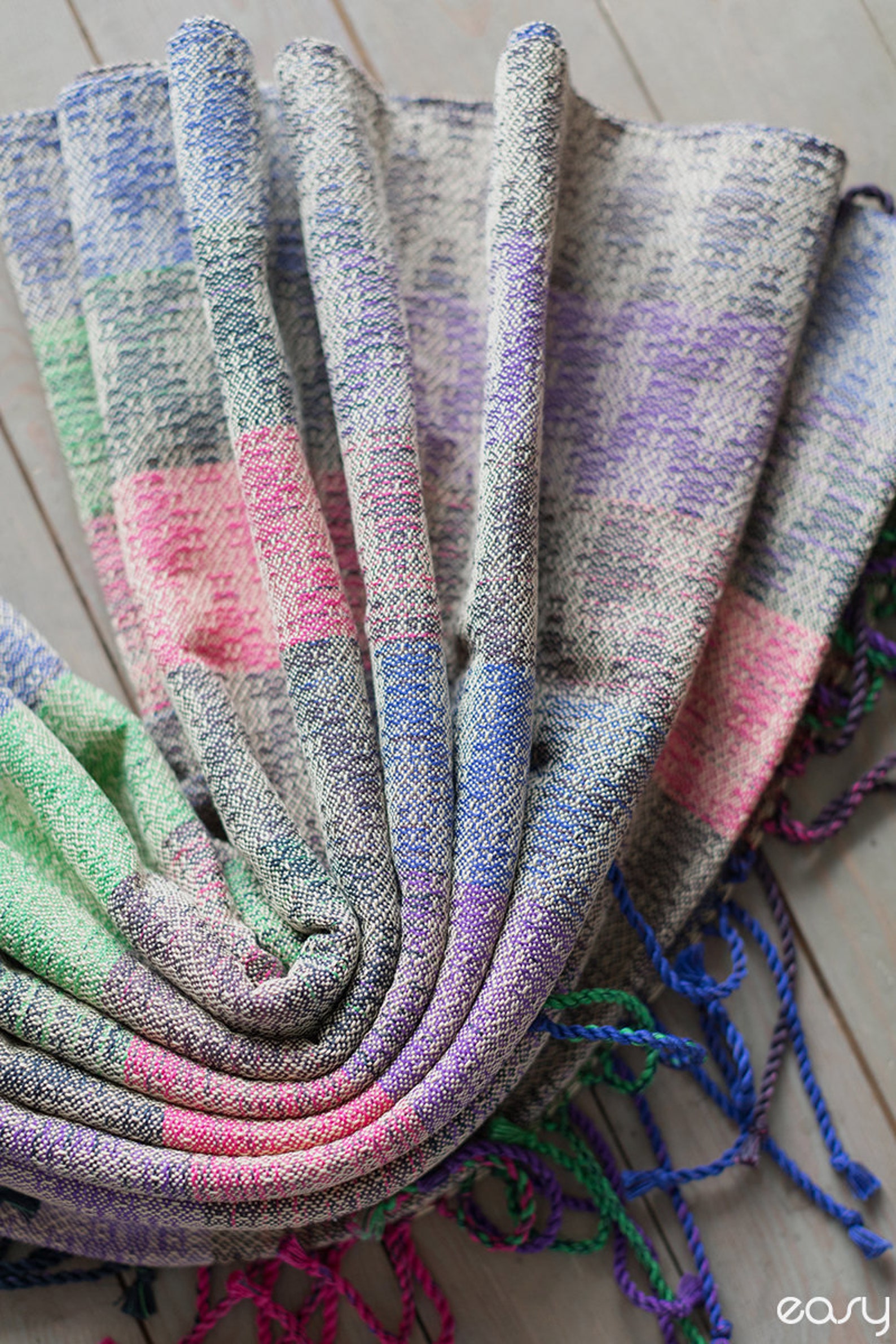 Handwoven wrap. Babywearing. Weaving. Handmade. Cotton. Etsy