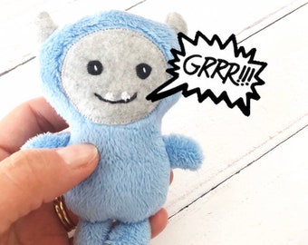 Tiny Plush pocket sized worry monster soft toy