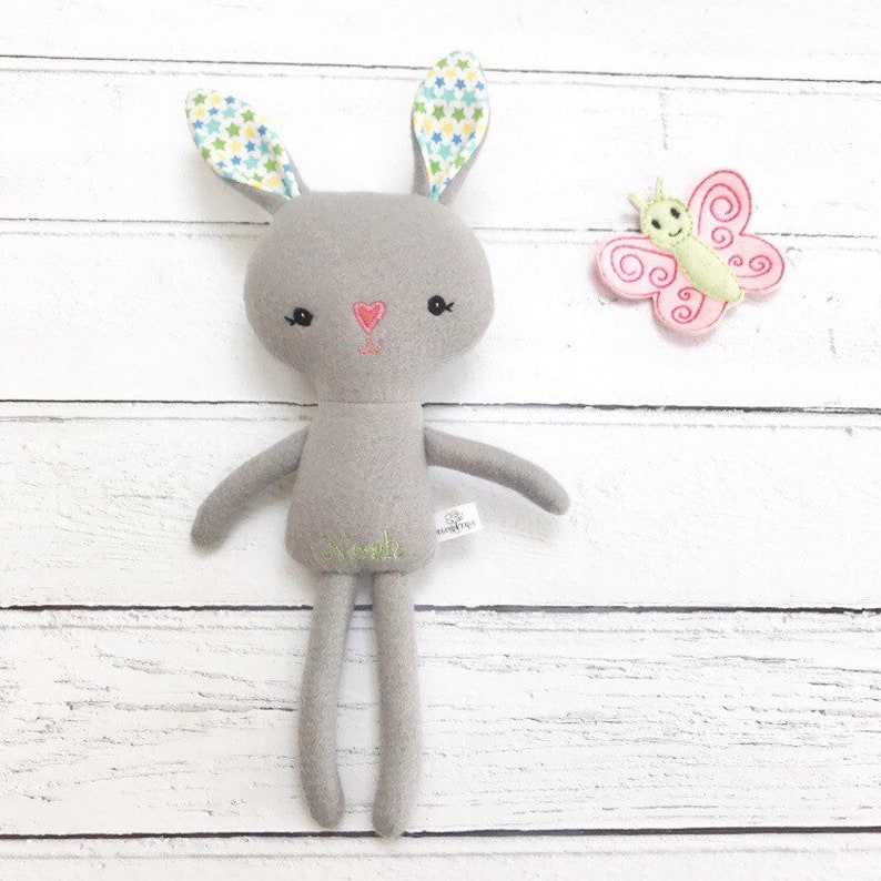 grey rabbit soft toy