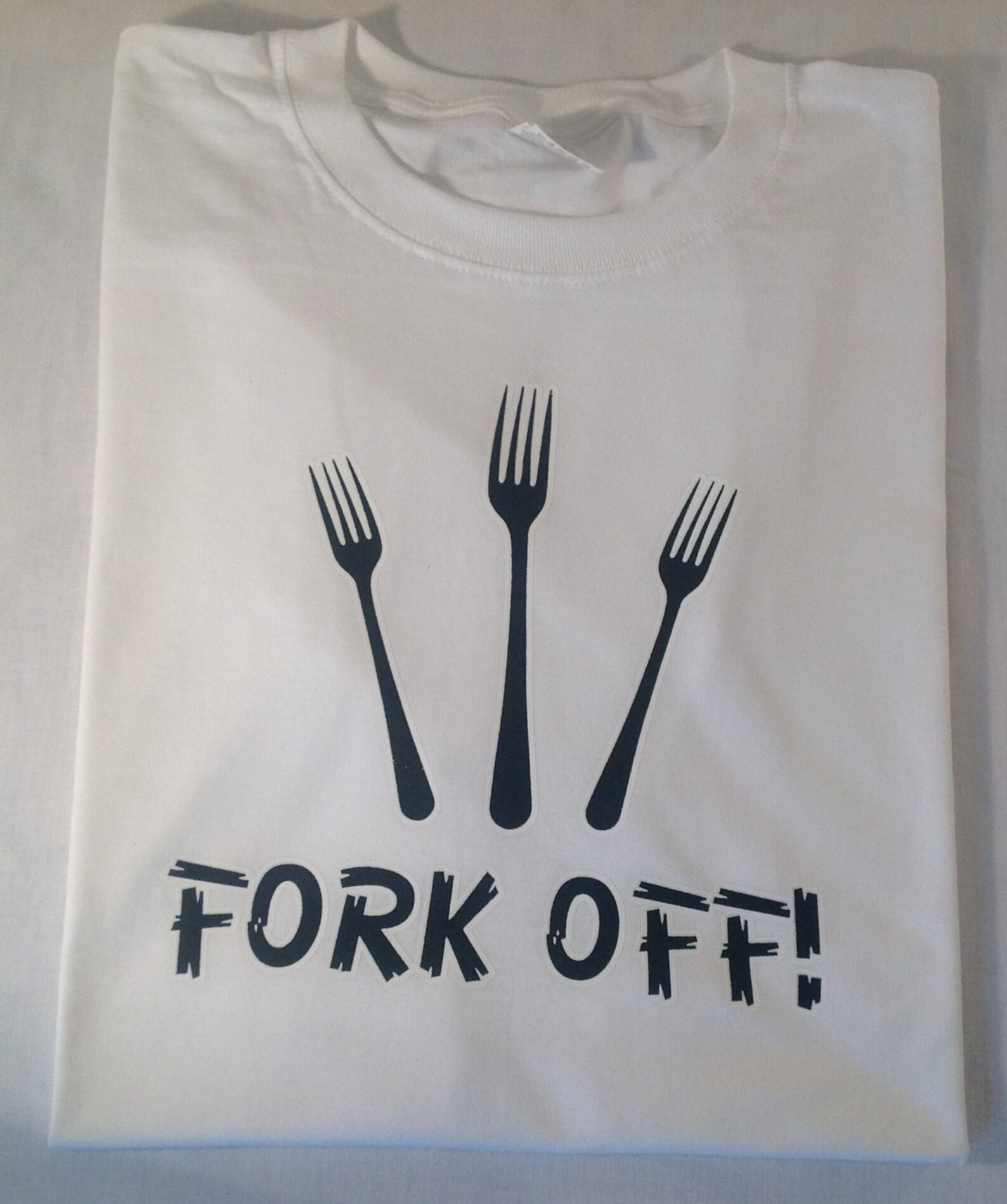 FORK OFF Funny Graphic Tshirt Mens Womens Etsy