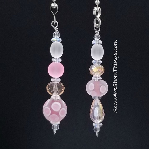 Ceiling Fan And Light Pull Chain Set Light Pink Polka Dot Etsy