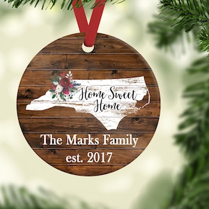 South Carolina home Christmas Ornament SC South Carolina Ornament Home Christmas Ornament