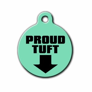Funny Pet Tag,Proud Tuft,Corgi Pet Tag,Dog tag,Personalized Pet, ID tag, Pet tag,Made in USA, Blue Fox Gifts, PET_025