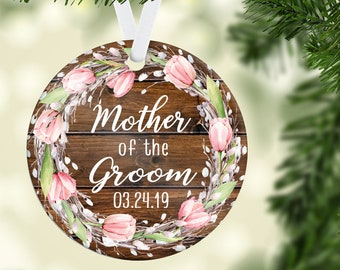 Mother of the groom gift| Wedding Ornament| Mother of the Groom Ornament| Mother in law gift| Christmas gift| Mom Ornament| Custom Ornament