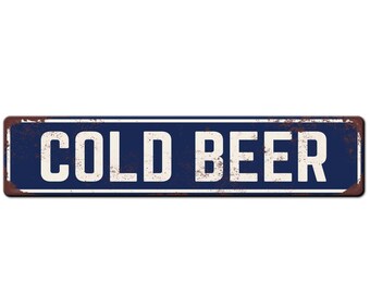 Cold Beer Sign - Etsy