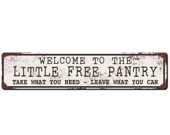 Little Pantry Sign - Food community share pantry sign - food sharing sign - neighborhood pantry sign - outside pantry- fighting hunger