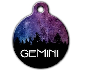 Space Pet Tag,Outdoor pet tag,Galaxy Pet Tag,unique pet id tag,dog tag for dogs,personalized pet id tag,boy dog tag,forest pet gift,PET178