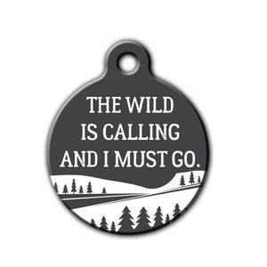 Wilderness Pet tag,Outdoor pet tag,hiking pet tag,unique pet id tag,Dog ID,custom pet id tag,adventure dog tag,forest tag,Pet tag,PET182