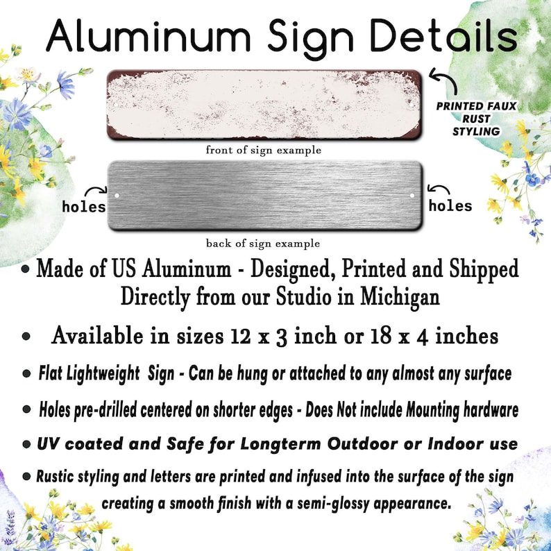 On River Time Metal Outdoor Safe Sign - River Boat Sign - River Dock Sign - Cabin River Décor - River Décor - River House Sign Gift image 2