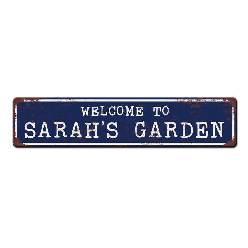 Personalized Garden Sign Custom garden gate sign Gardener friend gift Kids garden sign Master gardener gift Garden décor image 4