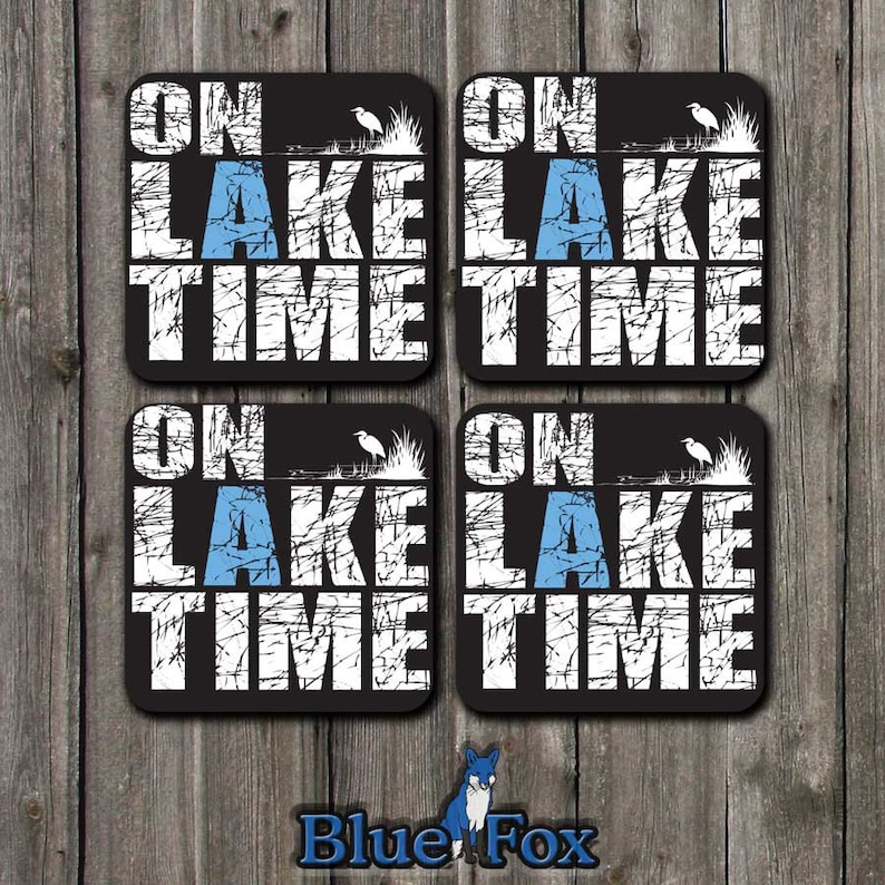 On Lake Time Coaster Set