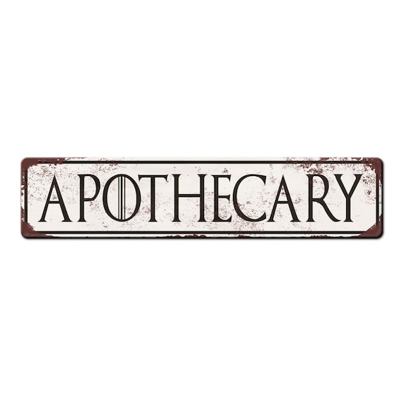 Apothecary Vintage Style Metal Sign Herbal Medicinal Cabinet - Etsy