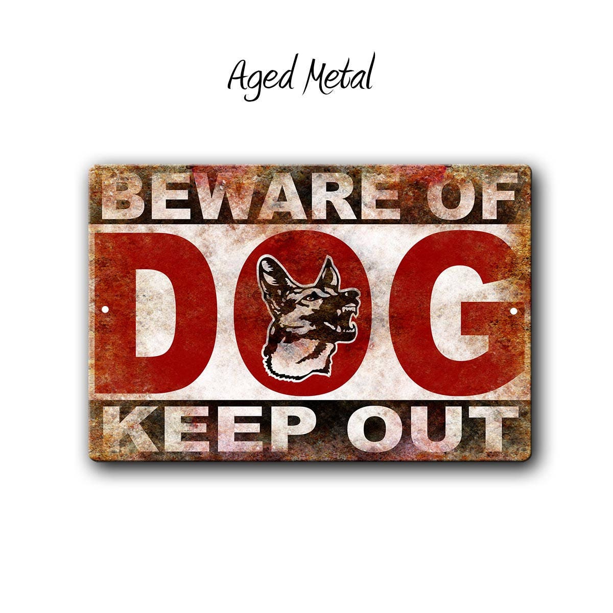 Beware of Dog Sign Gate Warning Sign Protection Dog Sign Etsy UK