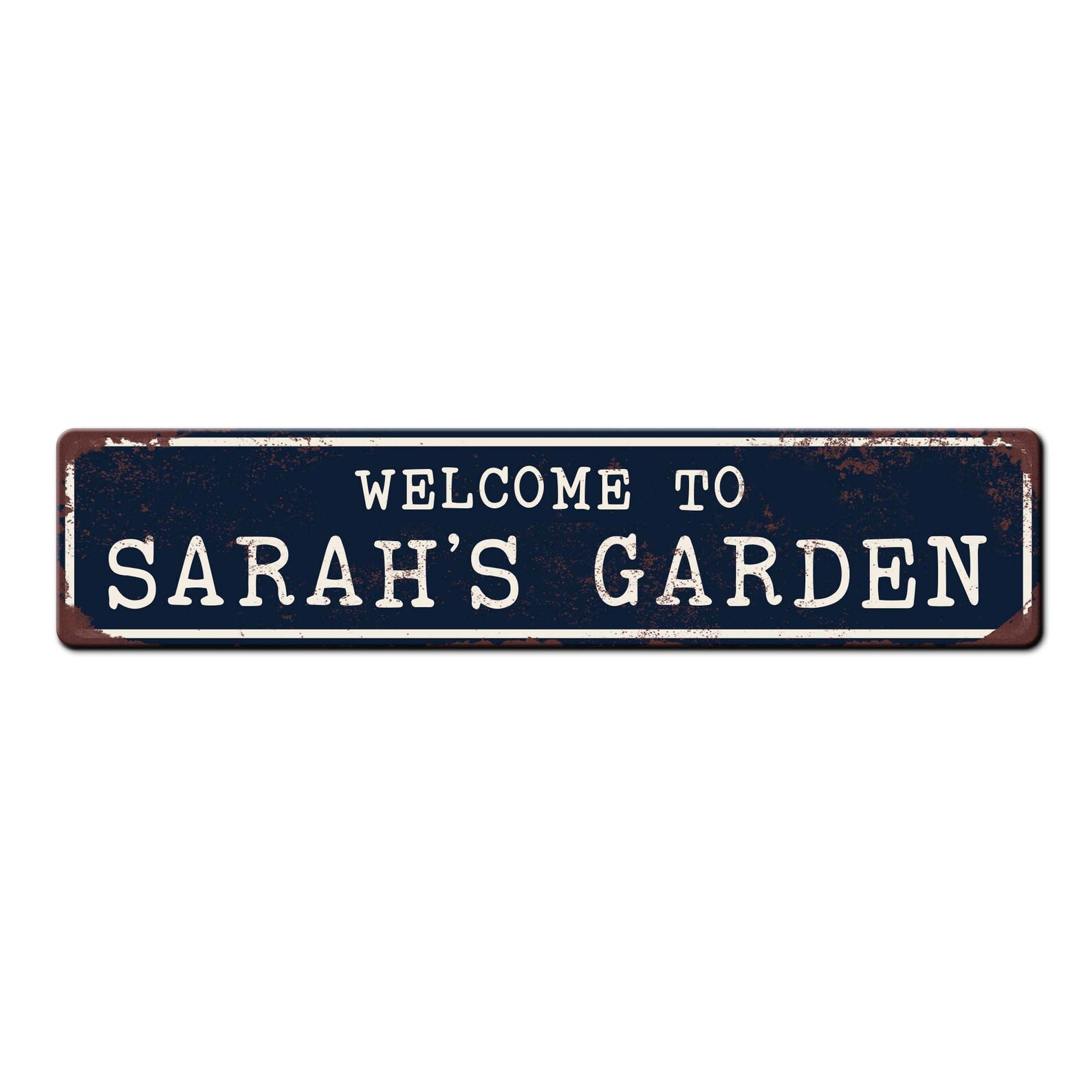 Personalized Garden Sign Custom Garden Gate Sign Gardener Etsy