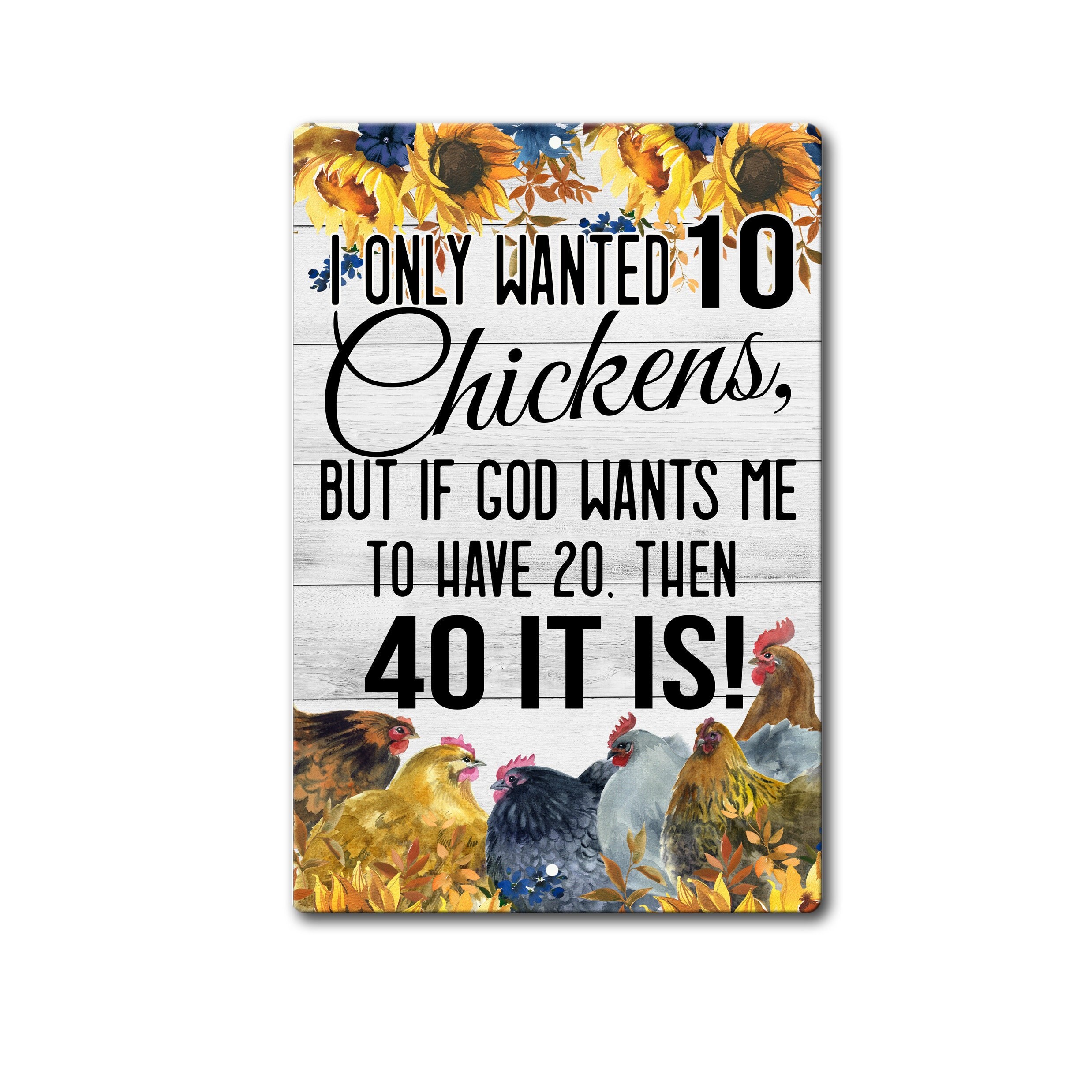 Funny Chicken Sign - "Cluck Around And Find Out" 3D Plastic Decor For Coop, Farmhouse, Kitchen (9.65x7.68in)
