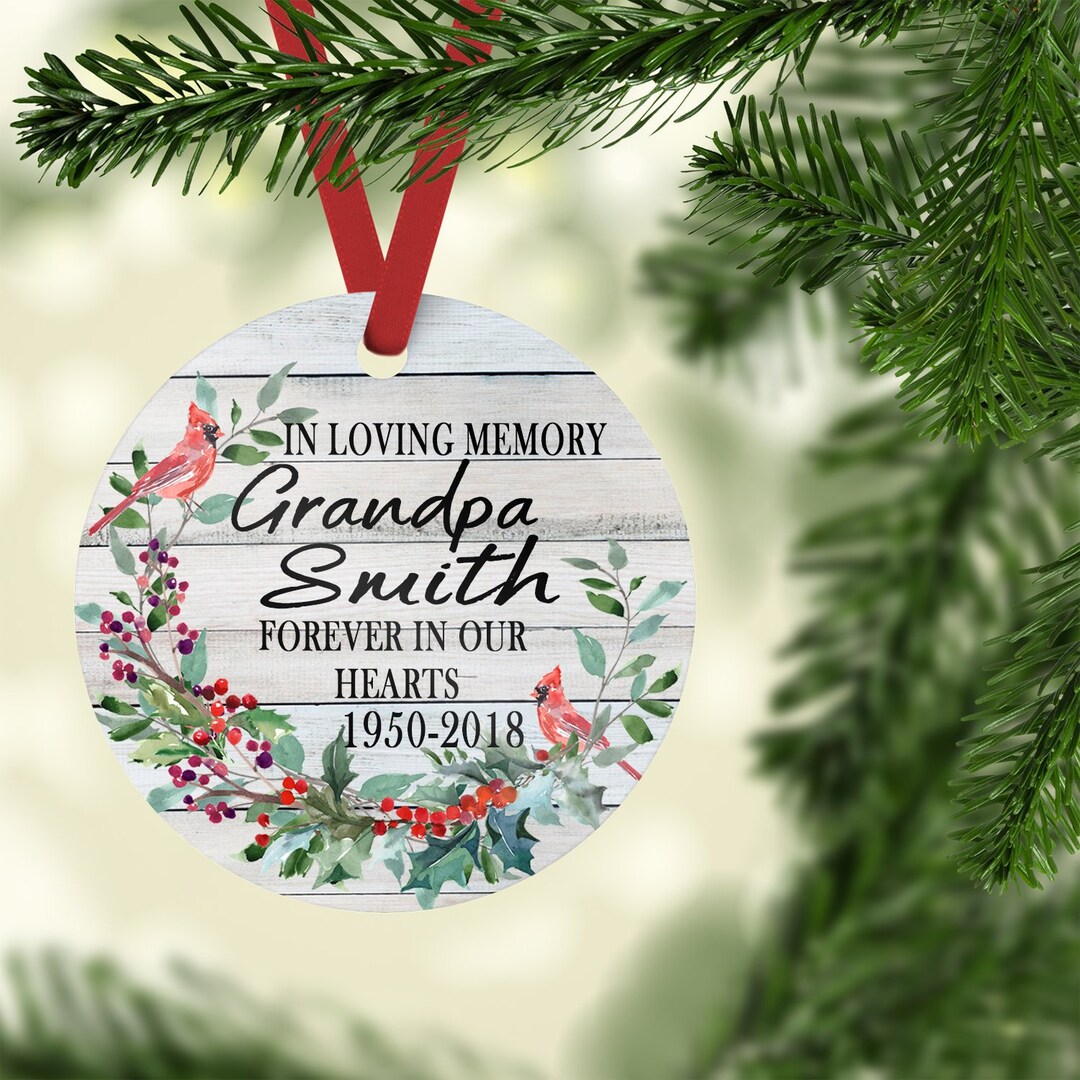 Memorial Ornament| Memorial Christmas Ornament| Sympathy Ornament ...
