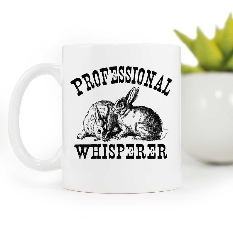 BlueFoxGifts Rabbit Whisperer Mug - Thumbnail 3