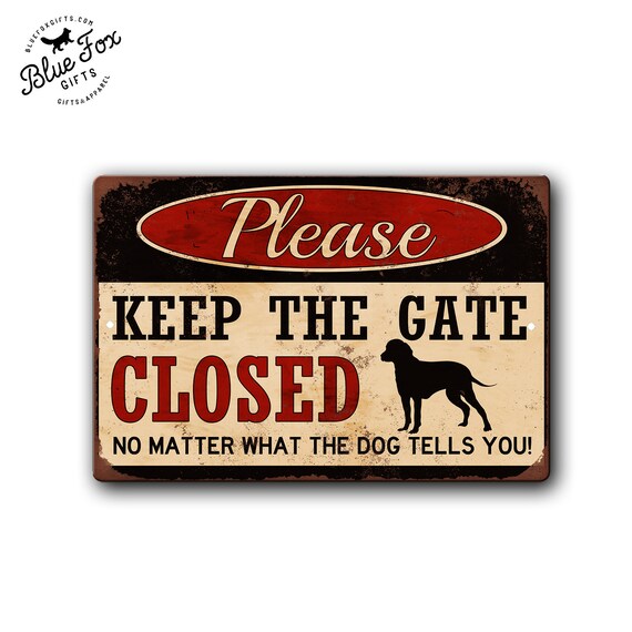 Dog warning sale signs for fences