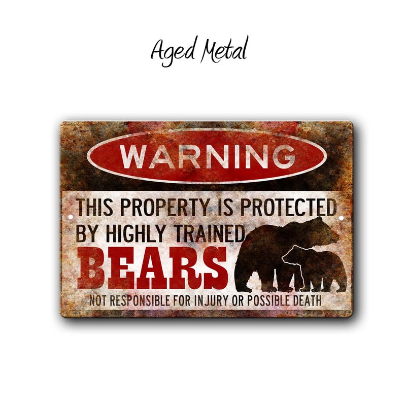 Campsite Sign Bear - Etsy