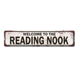 Reading Nook Sign - Home Library Décor - Book Lover Gift - Kids Reading Area - Cozy home décor - Home office accessories - Homeschool décor