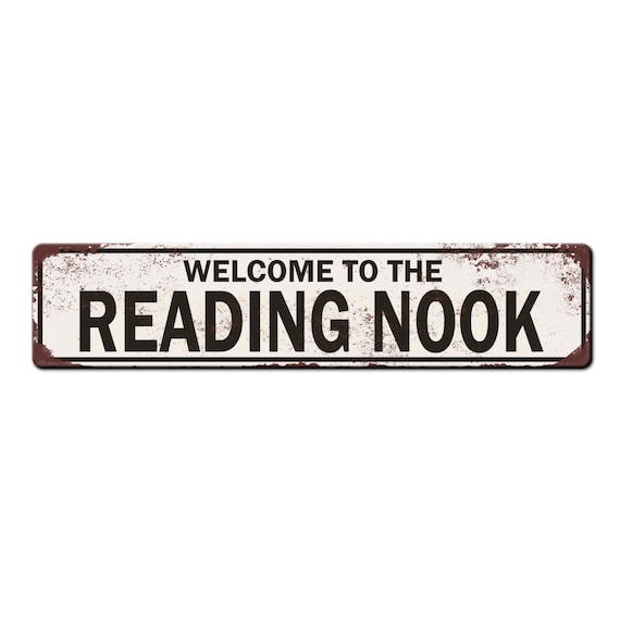 Reading Nook Sign - Home Library Décor - Book Lover Gift - Kids Reading Area - Cozy home décor - Home office accessories - Homeschool décor