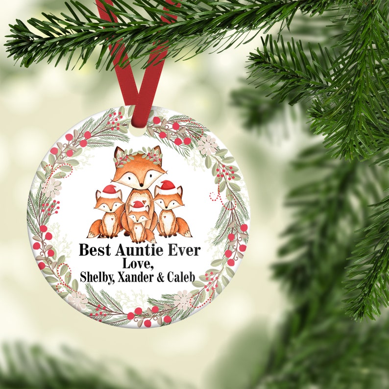Aunt Christmas Ornament Cute First Aunt Christmas Gift From | Etsy