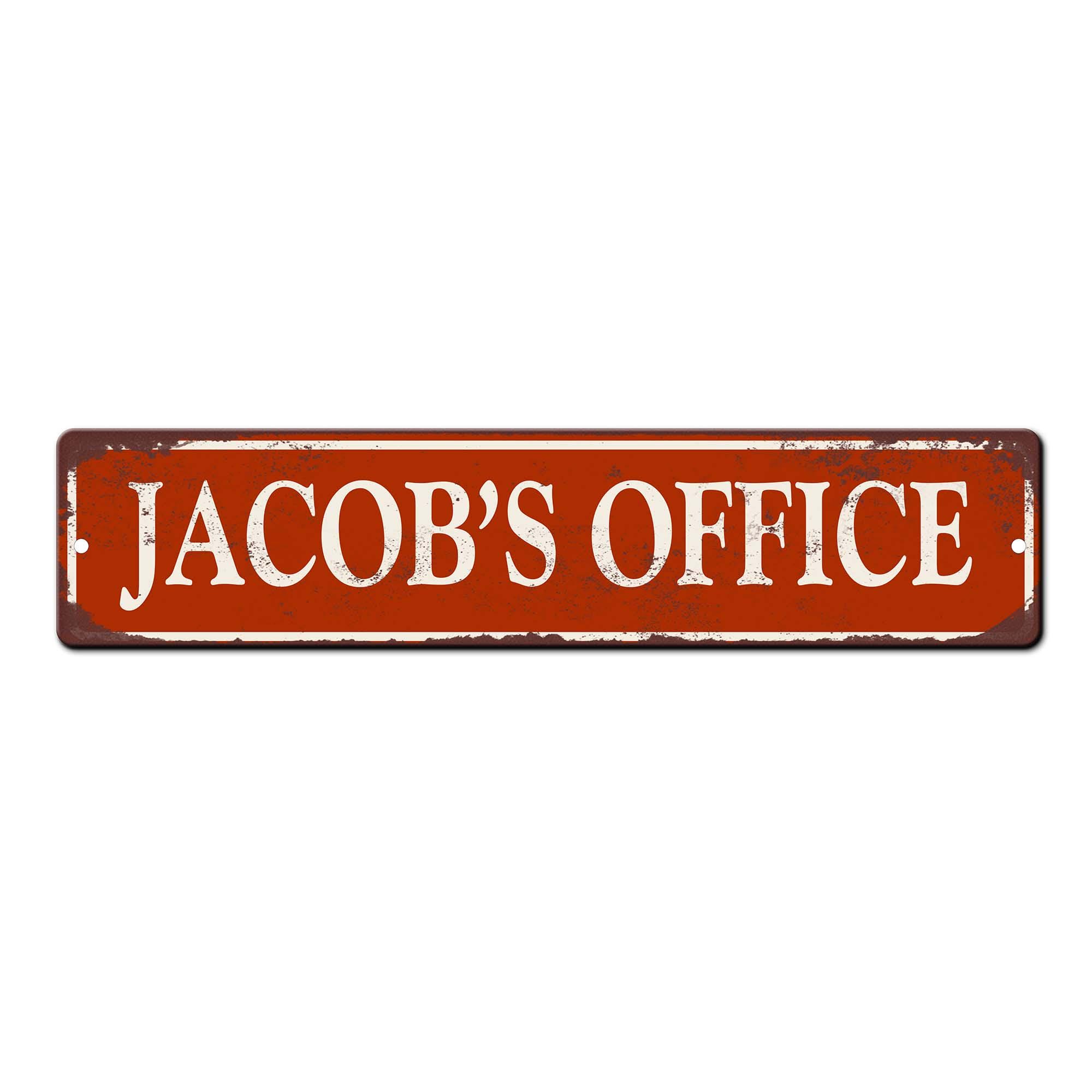 Rustic Office Sign Personalized Office Sign - Custom Home Office Sign - Personalized ...