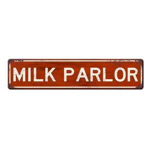 Milking Parlor Sign - Home Dairy Maid Gift - Dairy Farmer Sign - Dairy Goat Keeper - Milk Maid Décor