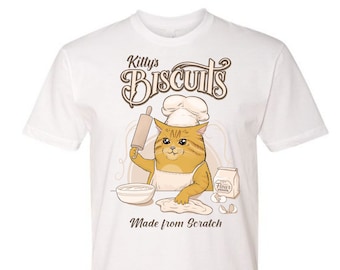 Kitty Biscuits T-Shirt, Funny Cat Shirt, Cat Lover Gift, Cat Biscuit Shirt, Meme Shirt, vintage cat Shirt, Cat Dad gift, Chonk, cat mom gift