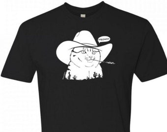 MEOWDY - Men's T-Shirt, Funny Cat T-shirt, Cat Lover Gift, Cat Dad Shirt, Meowdy Meme, Meme Shirt, Trending Shirts, Cat Dad Shirt, Chonk