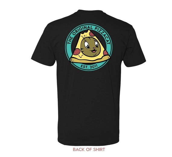 The Pizzacat Men's Circle Logo Tee Shirt Pizzacat Shirt