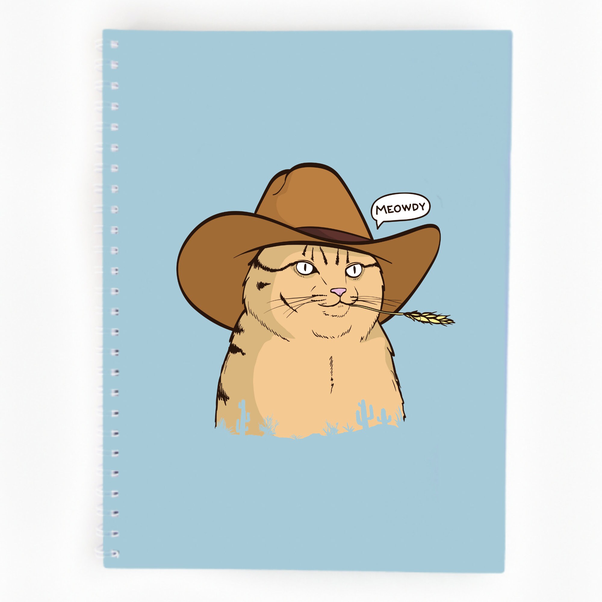 Funny Cat Journal Gift/ Happy Cat Selfie Photo Journal/ Funny