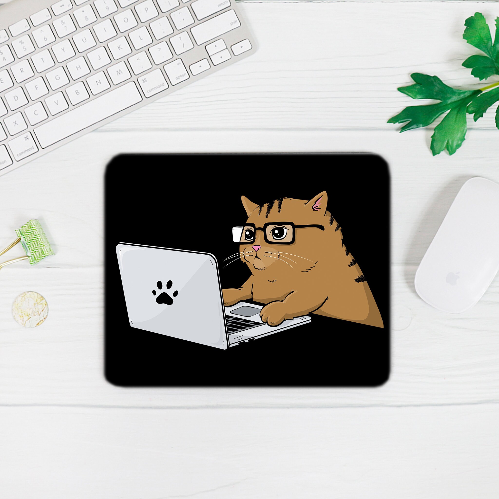 Cats Computers Mouse Pad Cat Lover Gift Computer Desk Etsy Cats Computers Mouse Pad Cat Lover Gift Computer Desk Etsy