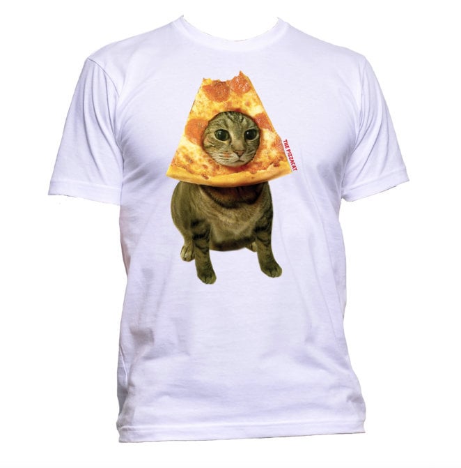 Pizza cat shirt sales
