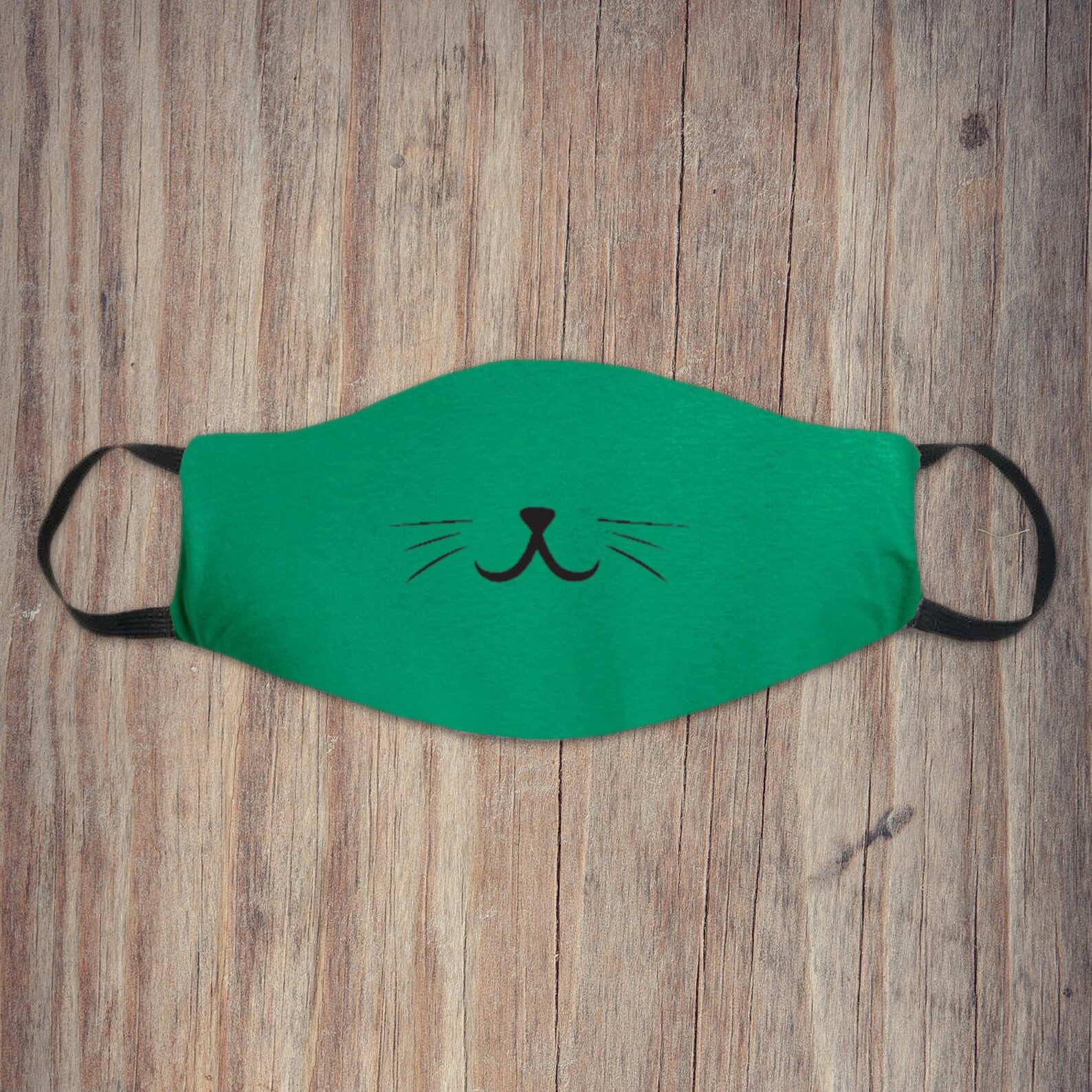 Cat Face Mask Animal Face Mask 100 Cotton Washable Face Mask Etsy