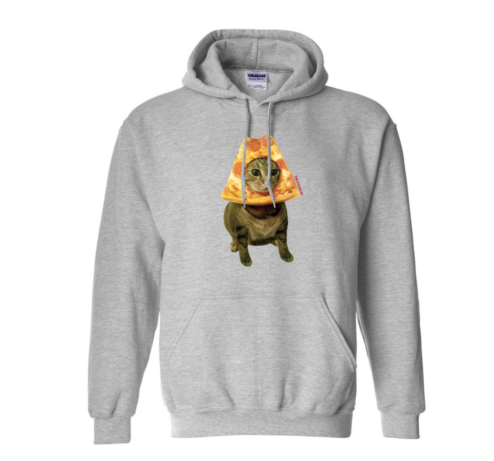 The Original Pizza Cat T shirt L Men s T Hoodie L Funny Sweatshirt